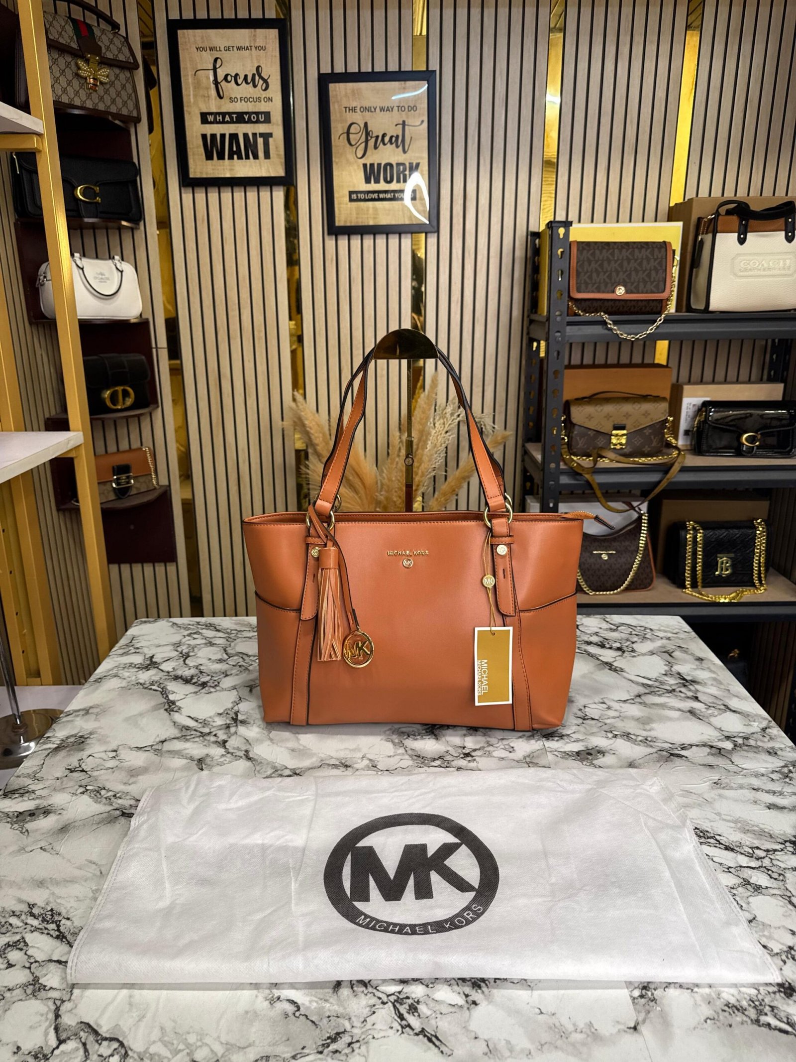 MICHAEL KORS SULLIVAN PREMIUM TOTE BAG 🤩✅