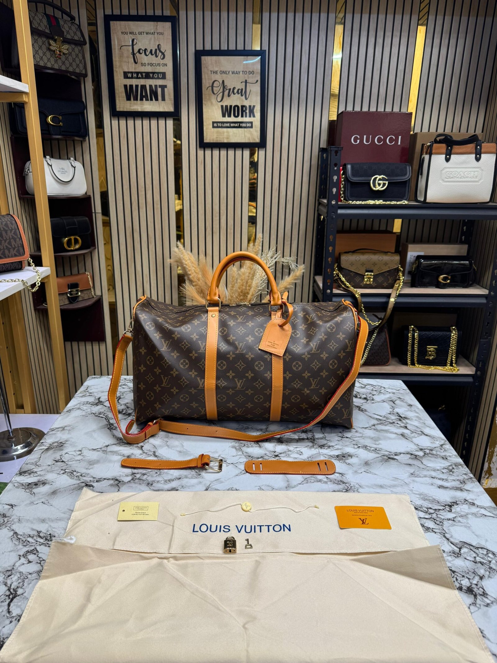 LOUIS VUITTON DUFFLE