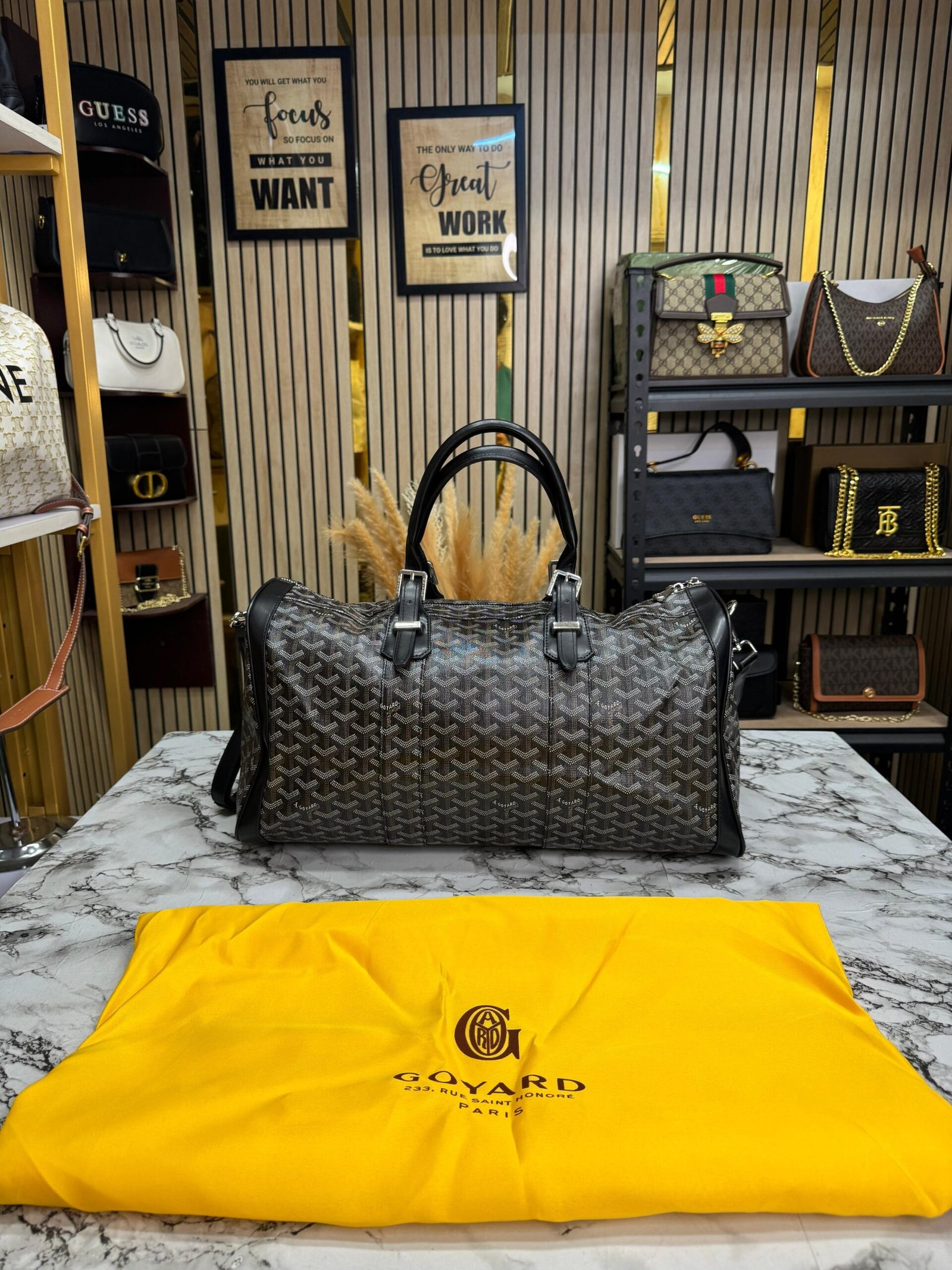 GOYARD DUFFLE BLACK