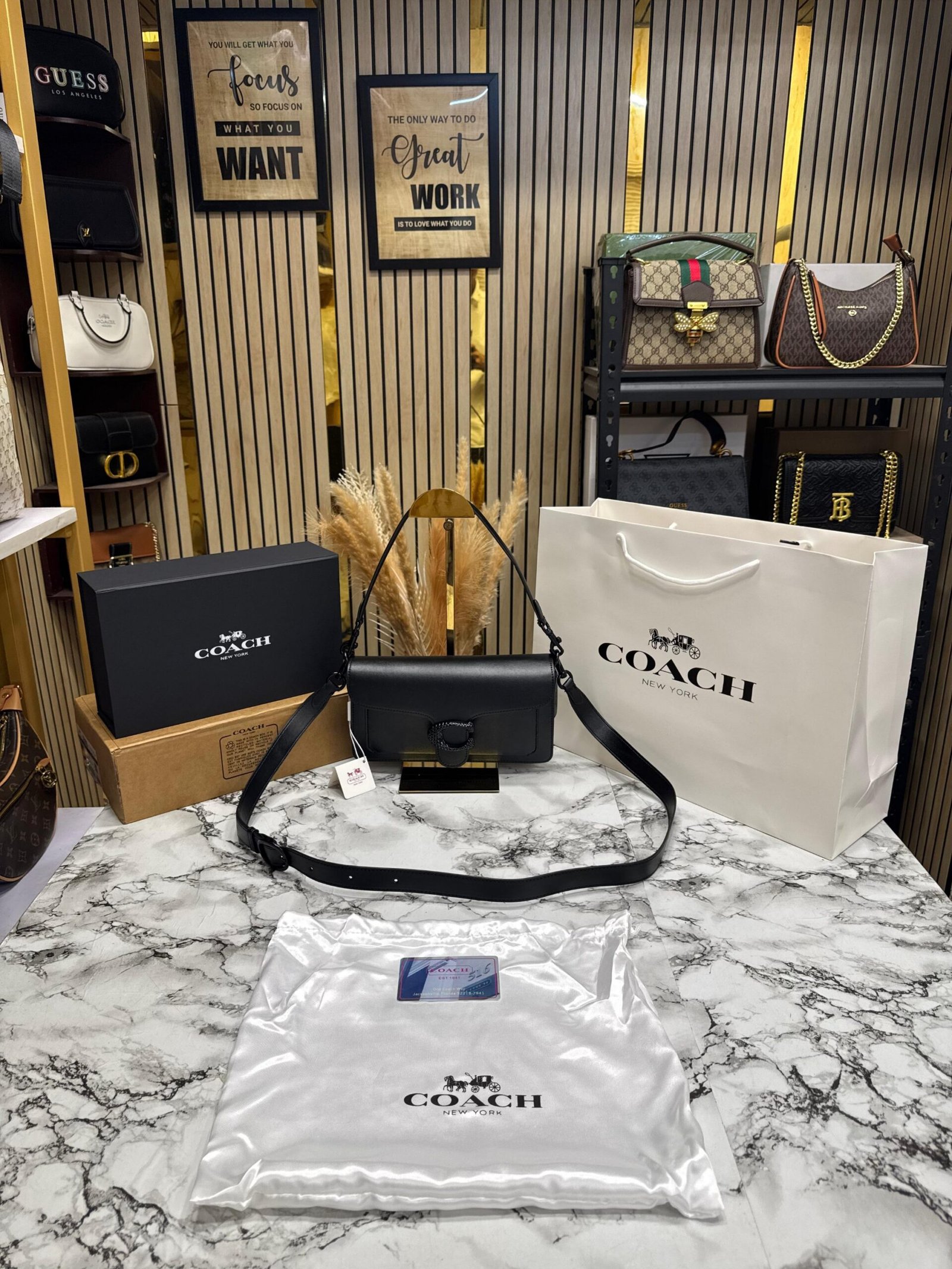 COACH TABBY PREMIUM QUALITY WITH DOUBLE BOX