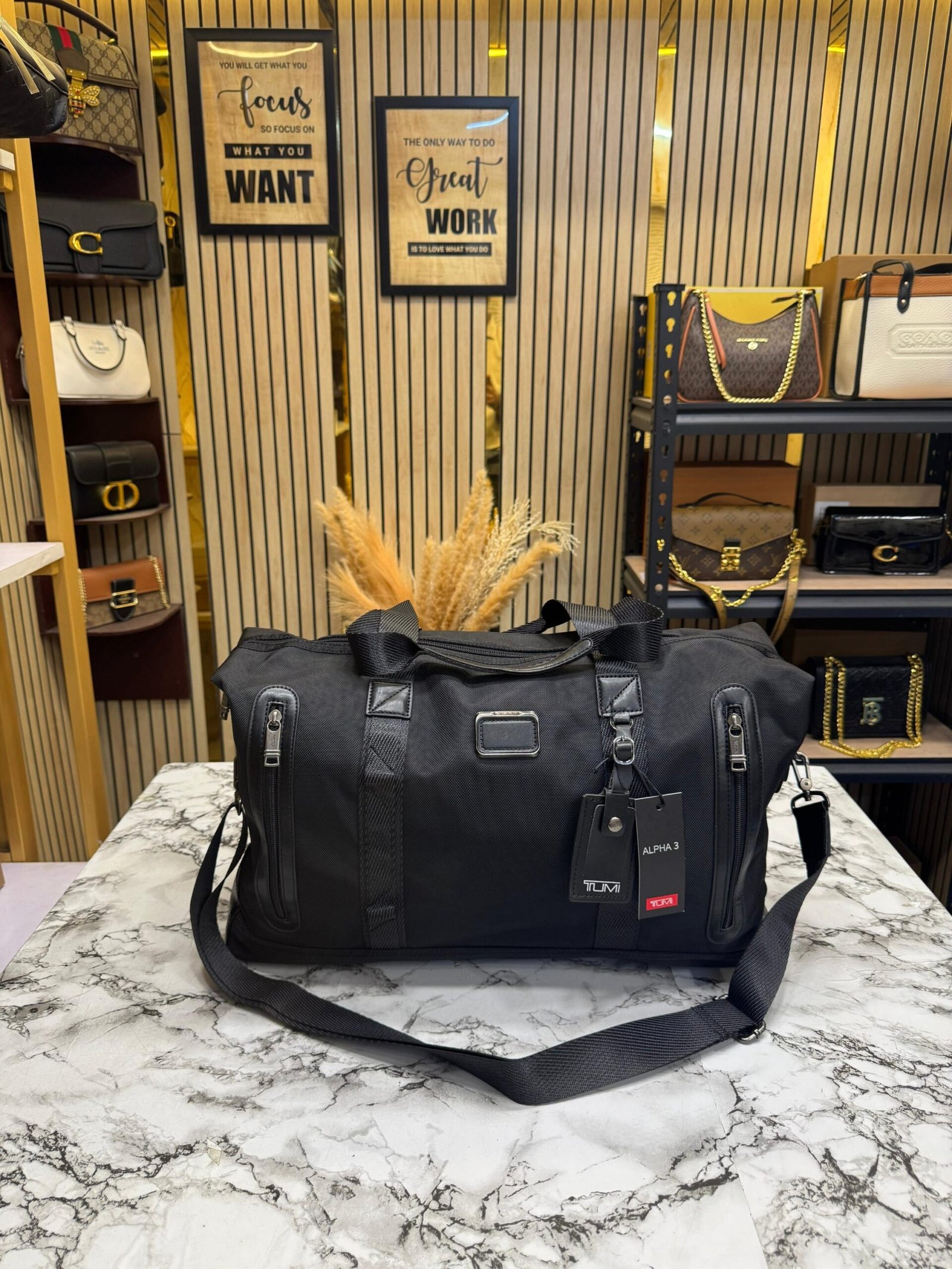 TUMI ALPHA DUFFLE BAG