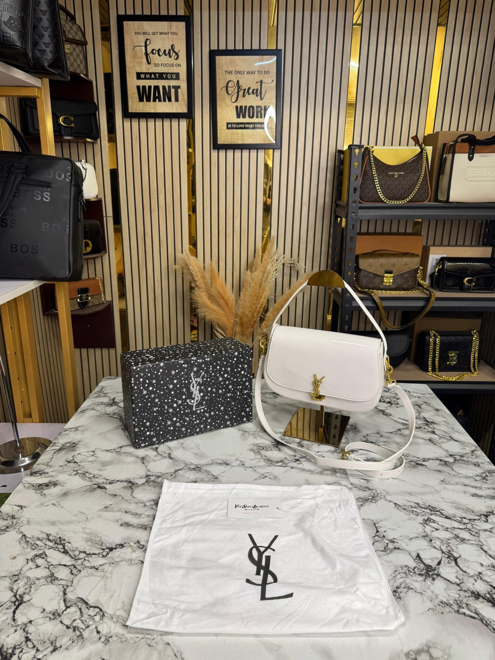 YSL HOBO SLING BAG WITH ORIGNAL BOX