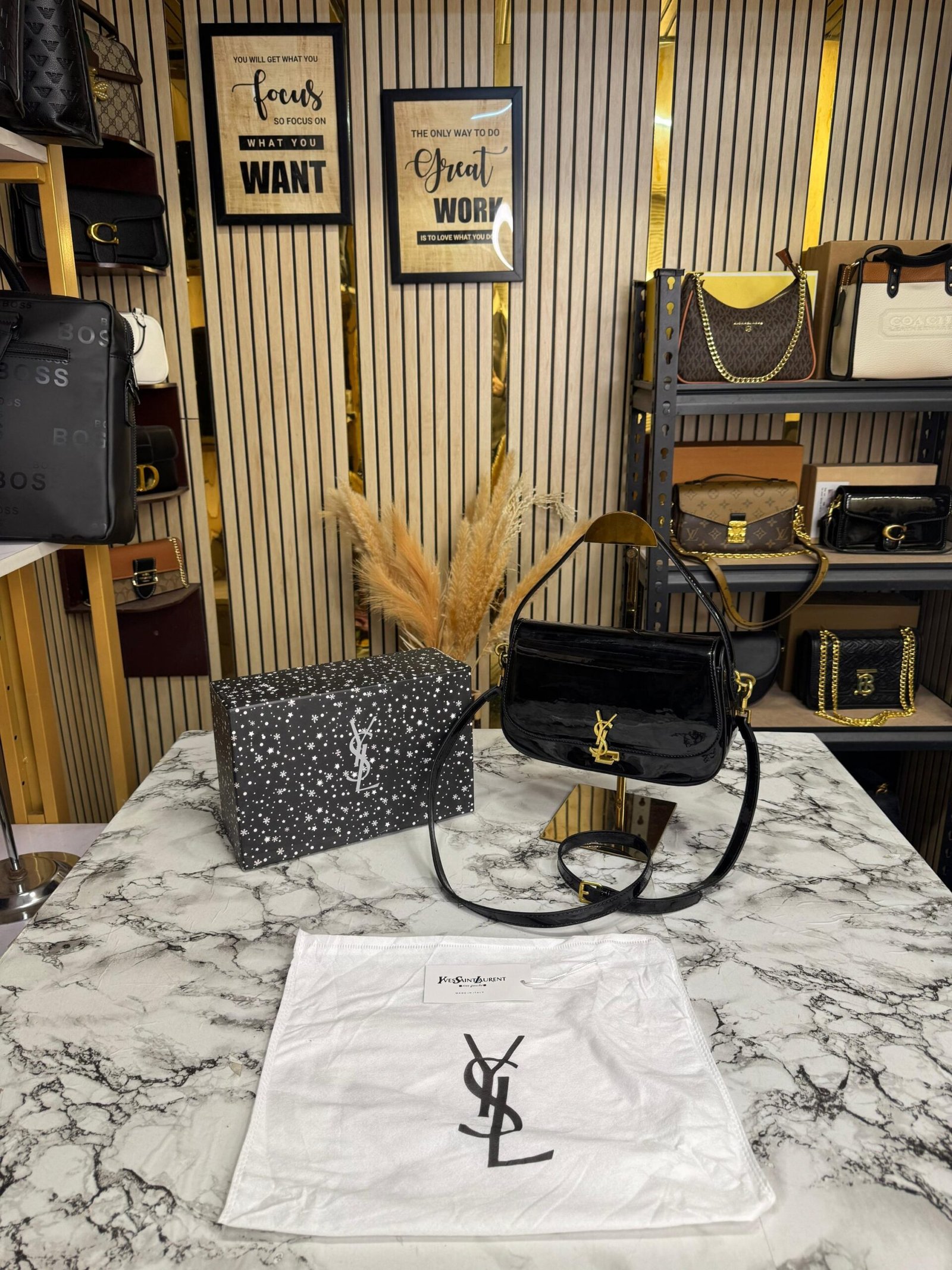 YSL HOBO SLING BAG WITH ORIGNAL BOX PACKING