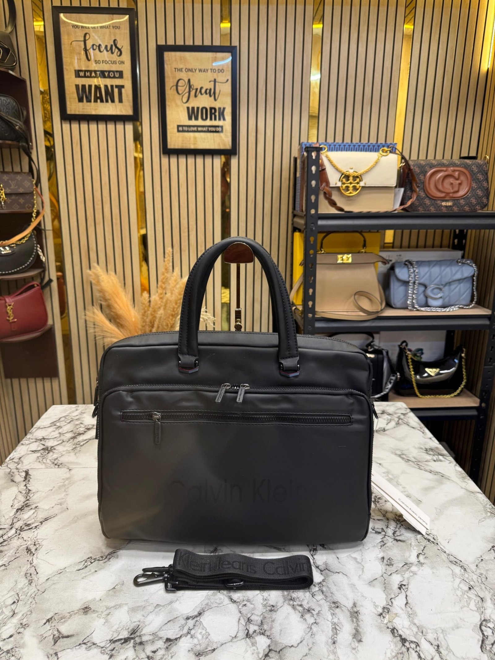 CALVIN KLEIN LAPTOP BAG