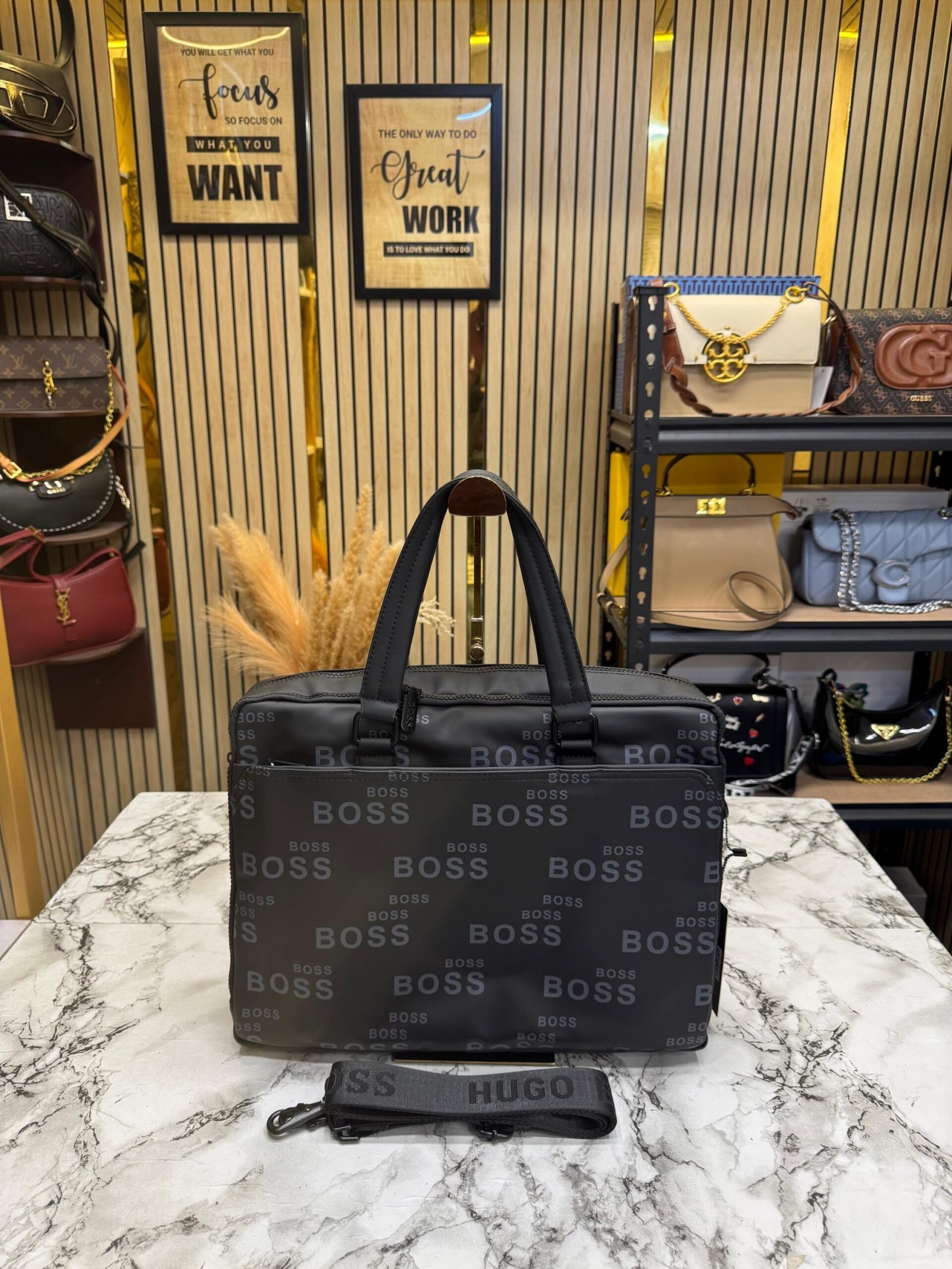 HUGO BOSS LAPTOP BAG