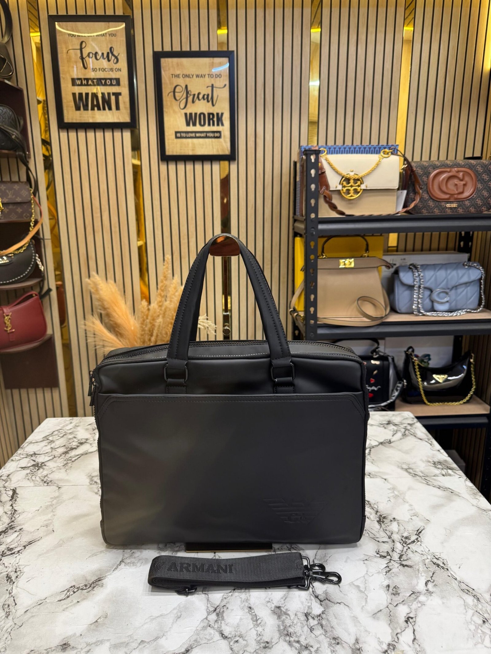EMPORIO ARMANI LAPTOP BAG