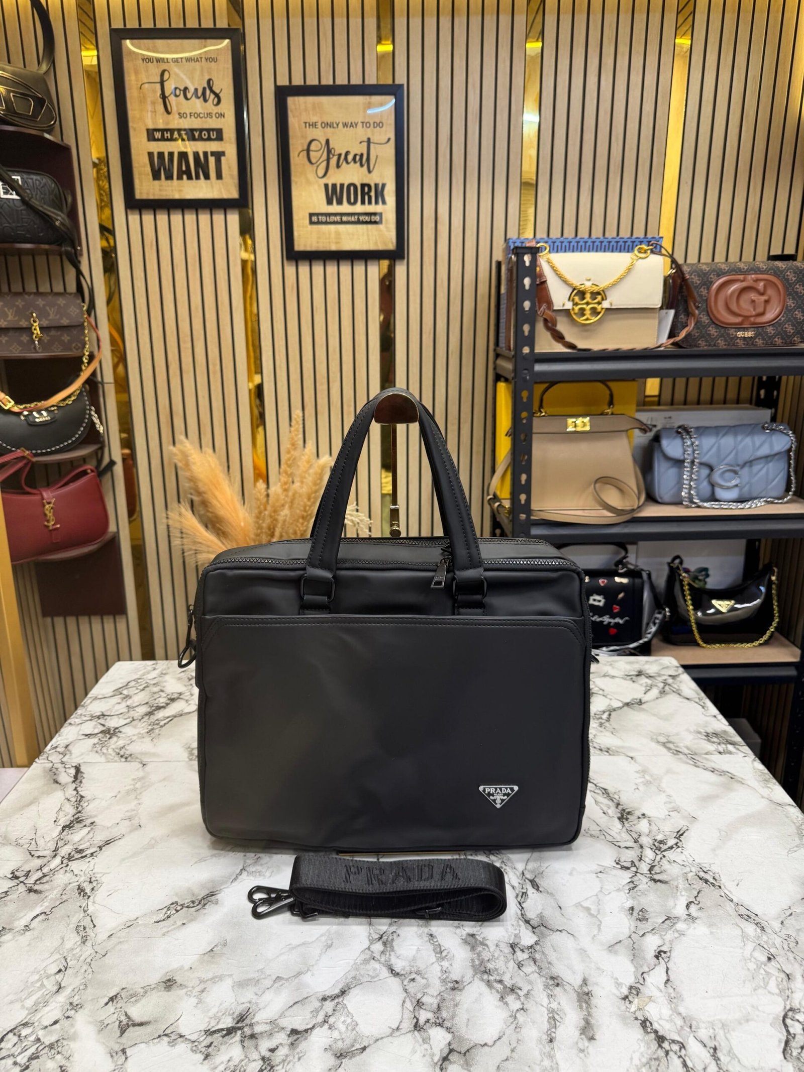 PRADA LAPTOP BAG