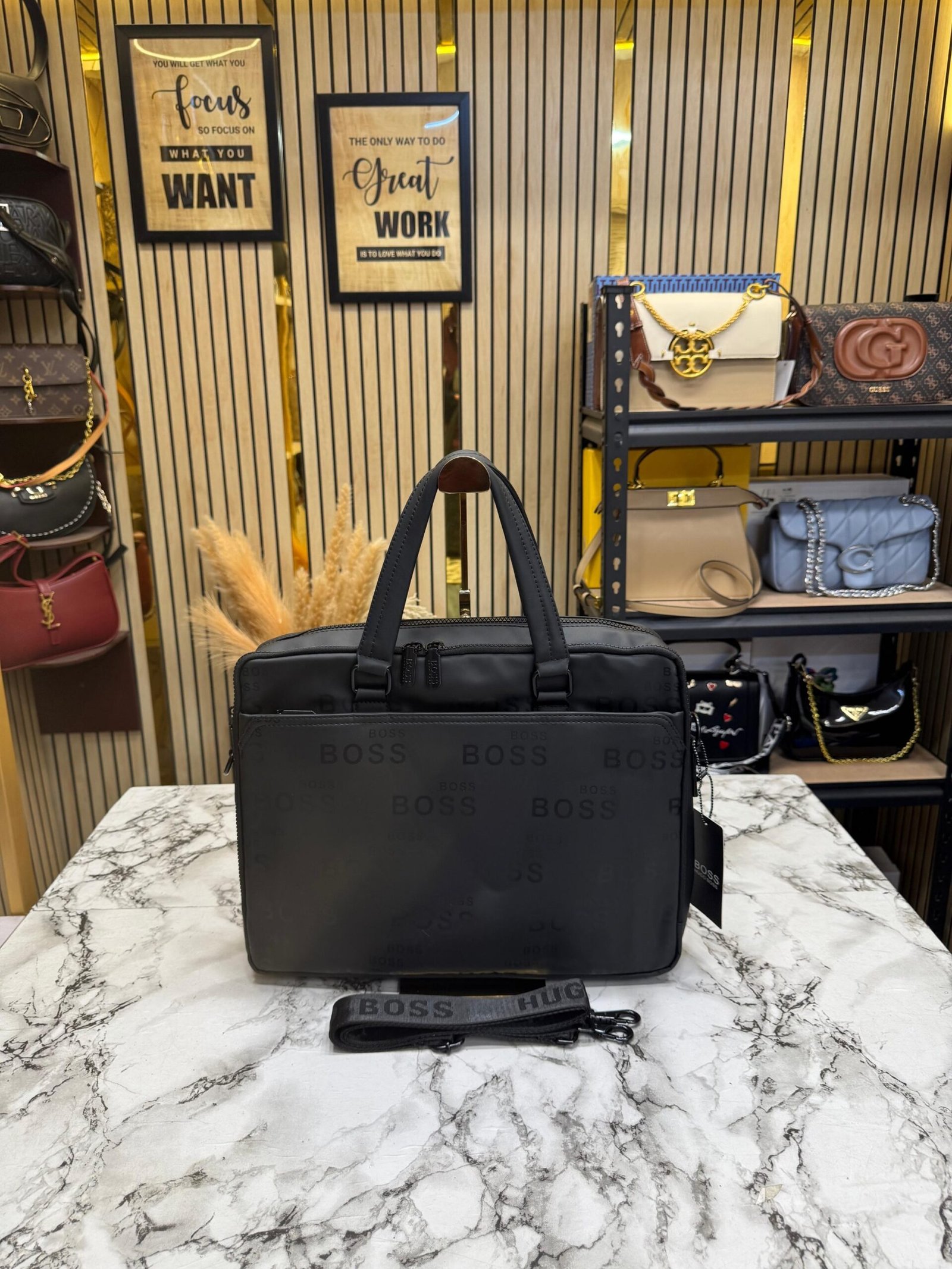 HUGO BOSS LAPTOP BAG